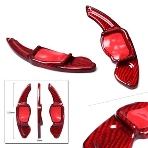 For VW MK5 MK6 R20 Steering Wheel Paddle Shift Extension Carbon Fiber - Picture 1 of 10