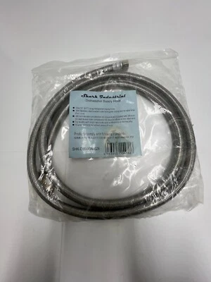 Shark Industrial Premium 6FT Stainless Steel Dishwasher Hose SHK-DW-6GN-028 - Image 1 of 4