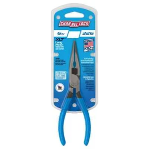 Channellock 326 - 6" XLT Combination Long Nose Pliers with Cutter MADE IN USA - Picture 1 of 3