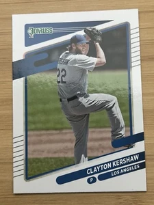 2021 Donruss Clayton Kershaw 105 Los Angeles Dodgers Please See Description - Picture 1 of 2