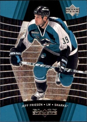 1999-00 Upper Deck Black Diamond #76 Jeff Friesen SAN JOSE SHARKS - Image 1 of 2
