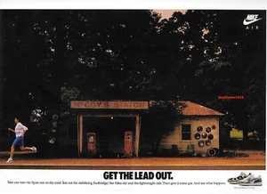 1989 Nike Air Span "Get The Lead Out" Classic Running Shoe Reprint Ad - Picture 1 of 1