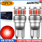 2PCS T10 Car Led Cob SMD Error Free Canbus XENON RED W5W 501 Side Light Bulbs UK