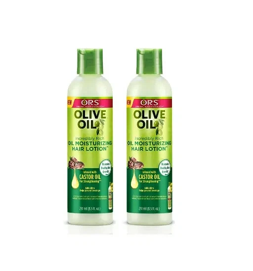 2X-ORS Olivenöl unglaublich reichhaltiges Öl feuchtigkeitsspendende Haarlotion 251ml - (2er-pack)