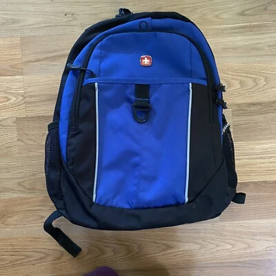 Mochila de viaje SwissGear Scan Airflow para computadora portátil tableta varios compartimentos azul Foto 1 de 4