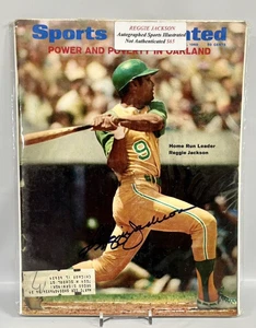 Reggie Jackson Signed July 7, 1969, SPORTS ILLUSTRATED - Picture 1 of 2