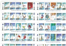 SOLOMON ISLANDS THE OFFICIAL 1987 AMERICA'S CUP POSTAGE STAMPS