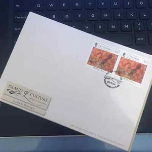 Isle of Man 2014 Island of culture 2 Stamps Only First Day Cover FDC EUROPA 2014 - Picture 1 of 1