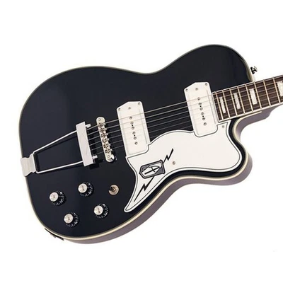 Airline Guitars Tuxedo - Black - Hollowbody Vintage Reissue Electric Guitar NEW! - Image 1 of 4