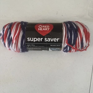 Coats Yarn E300B-3943 Red Heart Super Saver Yarn-Americana 1 Skein - Picture 1 of 6