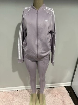 Adidas Tracksuit Size small Women lilac purple Pants Jacket  2 piece set - Image 1 of 4