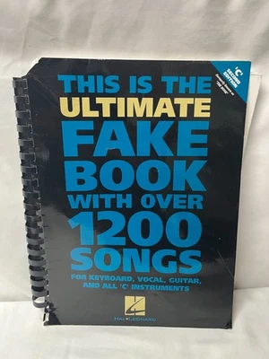 This Is The Ultimate Fake Book Over 1200 Songs For C Instruments Hal Leonard 2Ed - Image 1 of 4