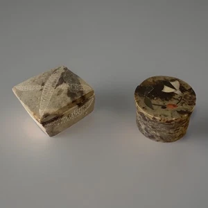 Lot 2 Petites Boites Collection Pierres Anciennes - Picture 1 of 7