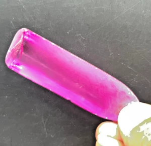 Pink Sapphire Lab Grown Corandum Rough Raw Material #2–46g, 75x22mm - Picture 1 of 8