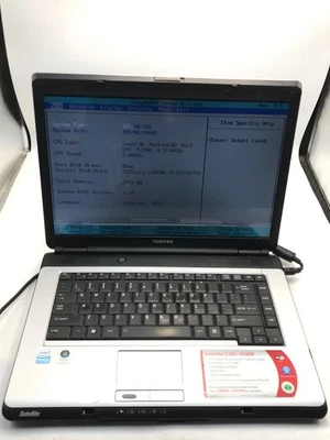 Toshiba Satellite L305-S5899 Intel Pentium Dual Core 15" Laptop 2GB RAM- MZ - Image 1 of 4