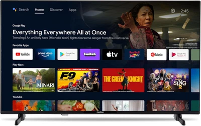 TV 40 Pollici (100,3 Cm) Full HD Smart TV (Android TV, DVB-T2 HD, DVB-C, DVB-S2, - Immagine 1 di 4