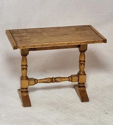 娃娃屋微型老式农舍摔跤桌HOM 1:12比例 — 第 1/3 张图片