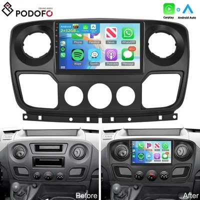 2+32G Android 15 Autoradio GPS Für Renault Master III Opel Movano B Nissan NV400 - Bild 1 von 4