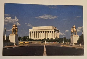 Vtg Unused Postcard Lincoln Memorial Washington DC XL2 - Picture 1 of 2