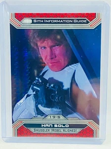 Topps Chrome Star Wars Han Solo Sith Information Guide #080/199 - Imagen 1 de 2