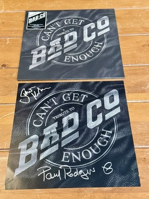 SIGNED Paul Rodgers Simon Kirke Vinyl LP A Tribute To Bad Company New Sealed Foto 1 de 4