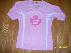 Camiseta deportiva de hockey Toronto Maple Leafs rosa de la NHL talla grande para mujer - Imagen 1 de 2
