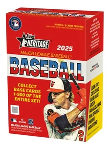 2025 Topps Heritage Baseball Value Box - Picture 1 of 9