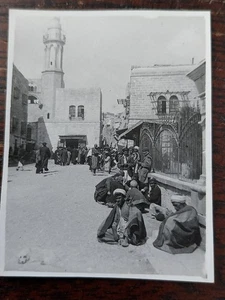 ISRAEL PALESTINE OLD PHOTO BETHLEHEM 1912 PHOTO ALBUM TRAVEL MINI PHOTO 6X4 - Picture 1 of 3