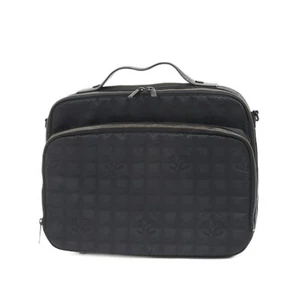 Chanel New Travel Line Briefcase Nylon Black Silver Hardware A15992 GZl18lnx - Picture 1 of 1