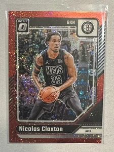 2024-25 Nicolas Claxton Red Glitter Parallel Donruss Optic Basketball [25/75] - Bild 1 von 2