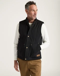 Nuevo CHALECO DE LONA PENDLETON PINE GROVE PARA HOMBRE en Negro Talla M $175 - Imagen 1 de 13