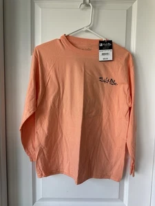New Salt Life Youth Large Long Sleeve Orange Shark Surf NWT - Picture 1 of 5