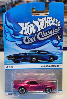 Camaro COPO 28/30 '68 Hot Wheels Cool Classics en rosa Spectrafrost Foto 1 de 4