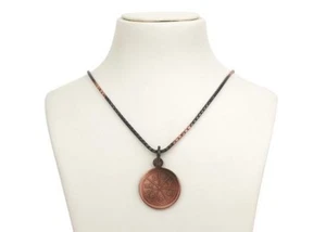 Shree Karya Siddhi Yantra Kupfer in Kupfer Kette klein - Bild 1 von 3