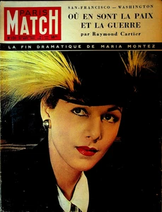 Paris Match September 22 1951 Maria Montez Igor Stravinsky Sugar Ray Robinson - Picture 1 of 4