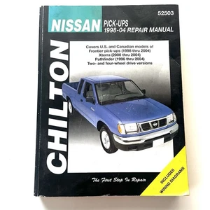 Chilton Nissan Pick-Ups Trucks 1998-04 Repair Manual US / Canadian Models - Picture 1 of 13