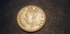 Canada 1948 Ten Cent 10 Cent Silver Coin. - Picture 1 of 1