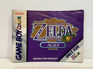 The Legend Of Zelda Oracle Of Ages (Color Game Boy) Nintendo - Solo manual - Imagen 1 de 5