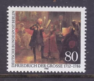 Germania Berlino 9N515 MNH 1986 Re Federico il Grande dipinto di Menzel edizione - Foto 1 di 1