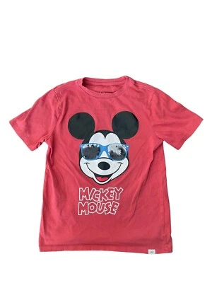 Disney Mickey Mouse Gap Kids Regular Fit Red T Shirt Unisex Kids Size M GUC - Image 1 of 4
