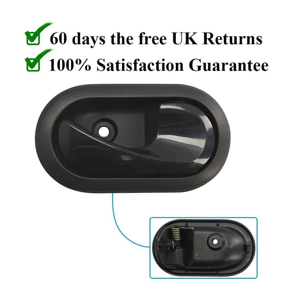 Maçaneta interna lateral direita 2012-2016 para Renault Logan Duster 8200733847 - Imagem 1 de 4