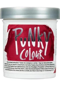 PUNKY COLOUR Poppy Red | HAIR COLOUR Hair Dye Bright Rainbow - Picture 1 of 9
