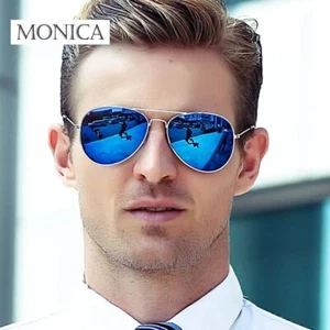 Occhiali da sole classici aviator - occhiali da sole guida a specchio occhiali unisex 1 pz - Foto 1 di 28