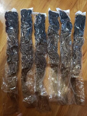 GODDESS LOCS 24'' OT1B/30/27# FAUX LOCS CROCHET HAIR SYNTHETIC BRAID ( 6 PACKS ) - Image 1 of 4