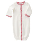 MUD PIE QUILTED RED GINGHAM SLEEPING GOWN 3-6 Months
