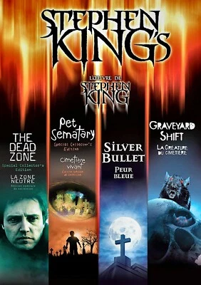 Stephen King - Dead Zone + Pet Sematary + Silver Bullet + GraveYard Shift - DVD - Image 1 of 2