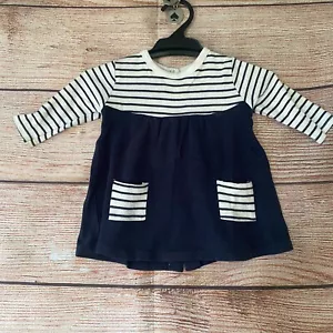Pumpkin Patch Long Sleeve Dress ~ Size 3-6 Months Girls ~ Press Stud Back - Picture 1 of 9
