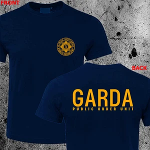 Irlanda Policía GARDA Unidad de Orden Público POU Camiseta HQ - Imagen 1 de 3