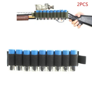 2pcs Adhesive Tactical 9 Round Shotgun Shell Holder Pouch for 12 Gauge - Picture 1 of 15