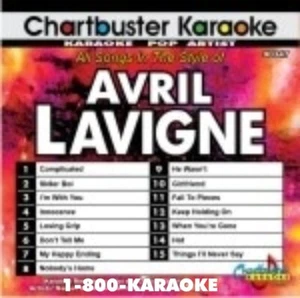 CHARTBUSTER KARAOKE CD+G CDG AVRIL LAVIGNE 15 SONG CBA9347 SK8ER BOI COMPLICATED - Picture 1 of 1